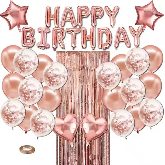 Happy Birthday Balloons Combination Set