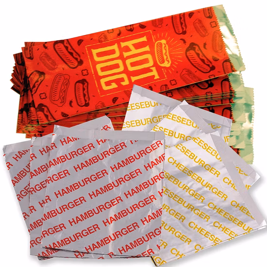 Doner Kebabs Packaging Ice Cream Paper Packag for Fry Chicken Bag