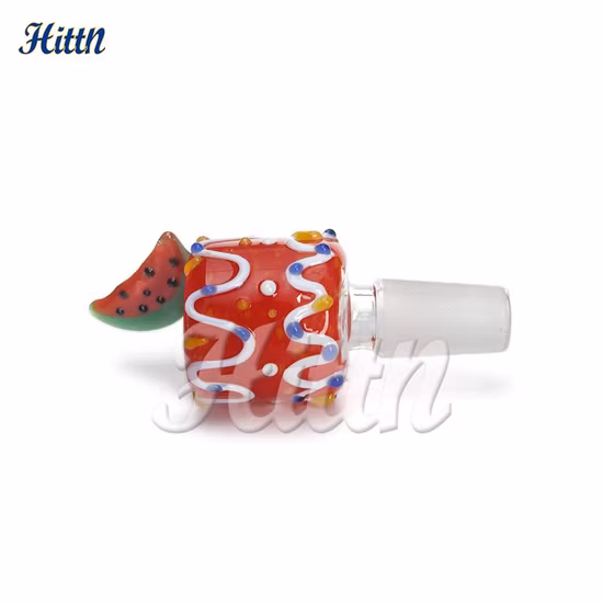 Unique Design Smoke Shop 14mm Male Joint Glass Bowl Cake Glass Bowl Smoking Accessories