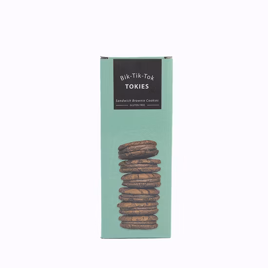 Disposable Kraft Paper Custom Design Cookies Packing Boxes